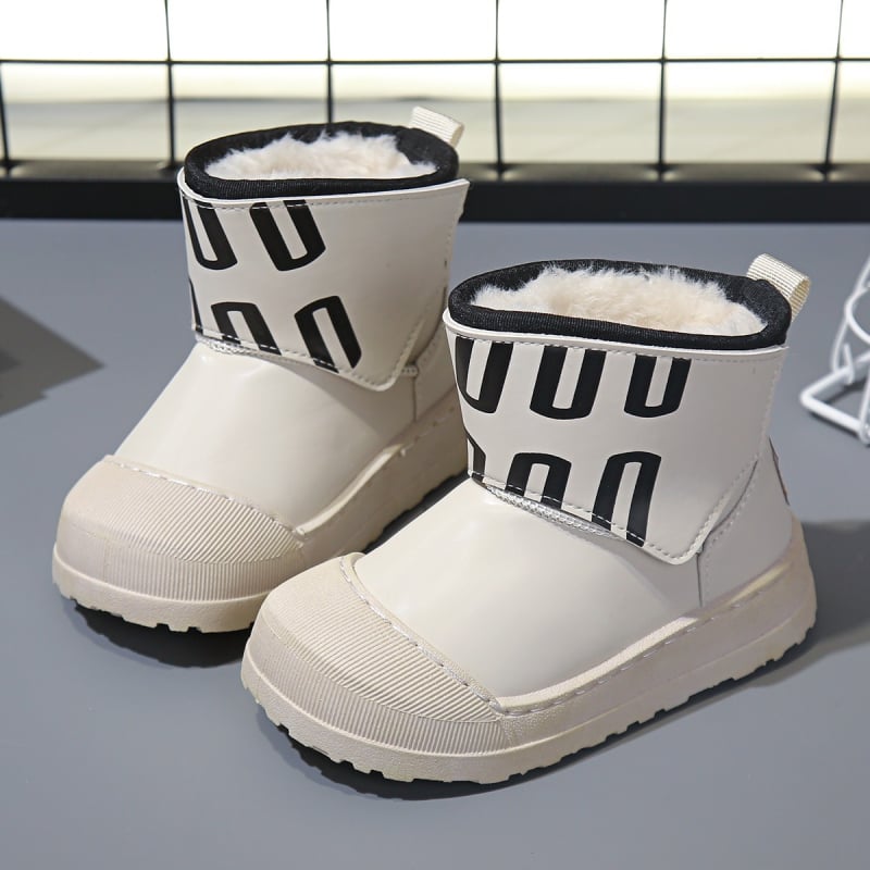 Bērnu ziemas zābaki līdz potītēm no mākslīgās ādas, meitenēm, 4–16 gadi, ikdienas stils