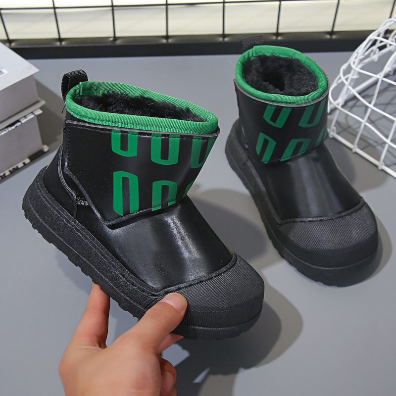 Vaikų žieminiai aulinukai iki kulkšnies iš dirbtinės odos, mergaitėms, 4–16 metų, kasdieninio stiliaus