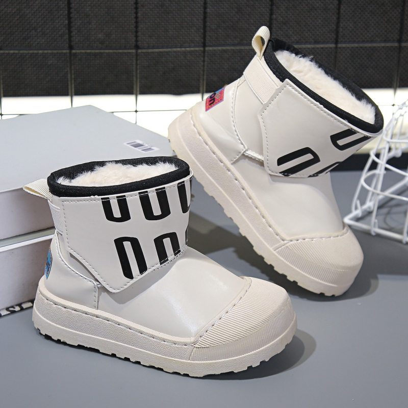 Vaikų žieminiai aulinukai iki kulkšnies iš dirbtinės odos, mergaitėms, 4–16 metų, kasdieninio stiliaus