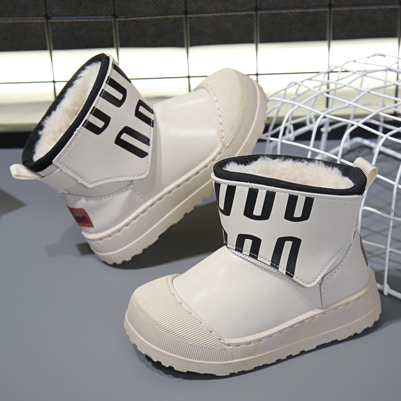 Bērnu ziemas zābaki līdz potītēm no mākslīgās ādas, meitenēm, 4–16 gadi, ikdienas stils