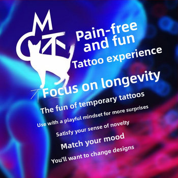 Autocolant tatuaj pentru braț cu motif craniu – rezistent la apă, Phil art