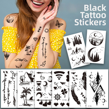 Autocolante temporare de tatuaj pentru bărbați și femei, impermeabile, personalizate, cu transfer de apă, categorie geometrică, origine Guangdong.