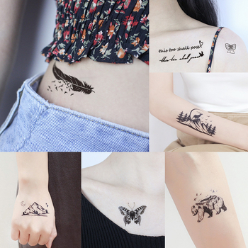 Autocolante temporare de tatuaj pentru bărbați și femei, impermeabile, personalizate, cu transfer de apă, categorie geometrică, origine Guangdong.