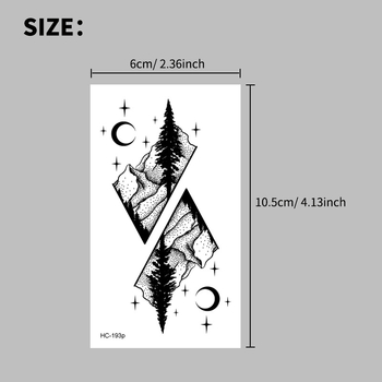 Autocolante temporare de tatuaj pentru bărbați și femei, impermeabile, personalizate, cu transfer de apă, categorie geometrică, origine Guangdong.