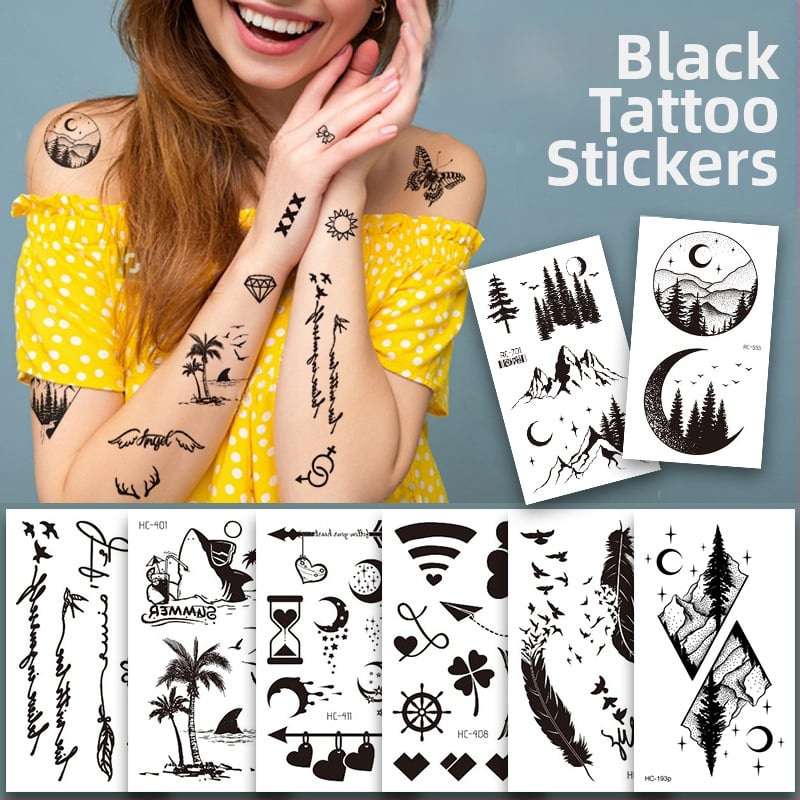 Autocolante temporare de tatuaj pentru bărbați și femei, impermeabile, personalizate, cu transfer de apă, categorie geometrică, origine Guangdong.