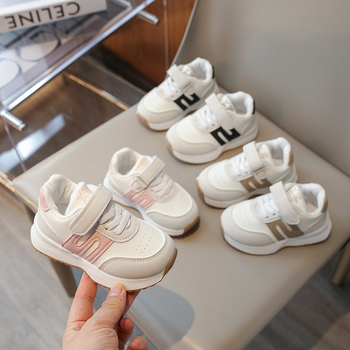 Παιδικά παπούτσια τρεξίματος με PU επάνω, καουτσούκ σόλα, διαπνέοντα, ελαφριά, αντιολισθητικά, για άνοιξη και φθινόπωρο