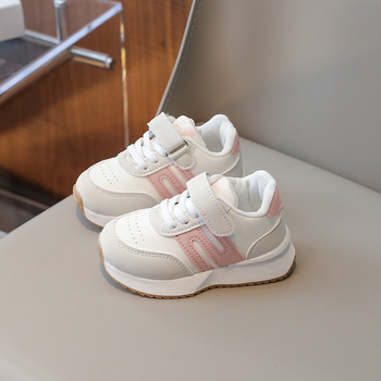 Παιδικά παπούτσια τρεξίματος με PU επάνω, καουτσούκ σόλα, διαπνέοντα, ελαφριά, αντιολισθητικά, για άνοιξη και φθινόπωρο