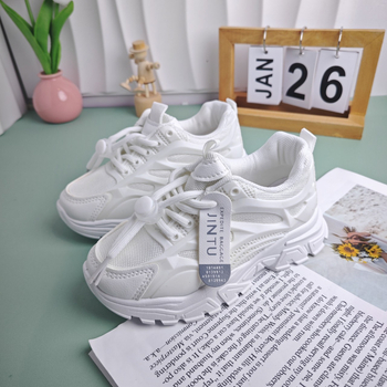 Παπούτσια τύπου dad shoes για παιδιά, επάνω μέρος PU+mesh, σόλα από καουτσούκ, αναπνέοντα, αντιολισθητικά, κατάλληλα για ηλικίες 4–16 ετών