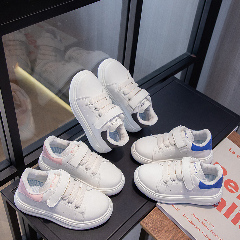 Dječje bijele tenisice, moderan stil, unisex, korejski stil, proljeće–jesen 2023