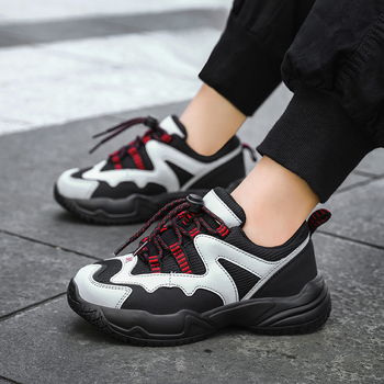 Παιδικά αθλητικά παπούτσια με διχτυωτό πάνω μέρος και συνθετικό δέρμα – διαπνοή, EVA σόλα, παχιά σόλα, ελαστική ζώνη