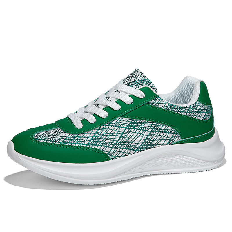 Pantofi sport casual unisex - partea superioară din plasă, talpă MD ușoară, anti-derapant, șireturi (partea superioară din plasă; talpă MD; anti-derapant; șireturi)