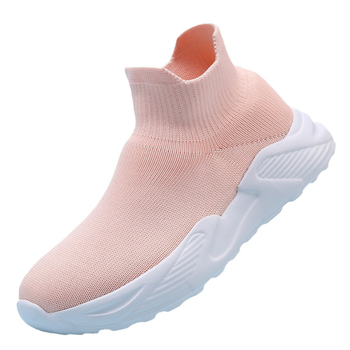 Παιδικά υψηλά sneakers με πλεκτό πάνω μέρος, διαπνοή και ελαφρά, ύφασμα πάνω, EVA αντιολισθητική σόλα; για ηλικίες 4–16 ετών