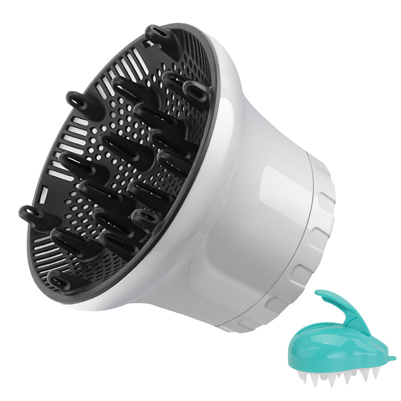 Κάλυμμα στεγνωτήρα μαλλιών για μπούκλες - Ενιαία διεπαφή, Κάλυμμα ξήρανσης, Υλικό PC - Kuchite