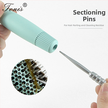 Tonis češalj za kosu — ABS + najlonske dlačice