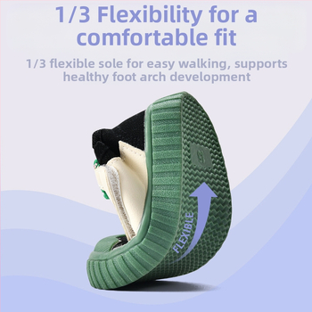 Παιδικά Παπούτσια Νήπια - Μαλακή Σόλα, Αναπνεύσιμο Άνω από Βαμβακερό Υλικό, Velcro Κλείσιμο, Αντιολισθητικά, 12–36 Μηνών