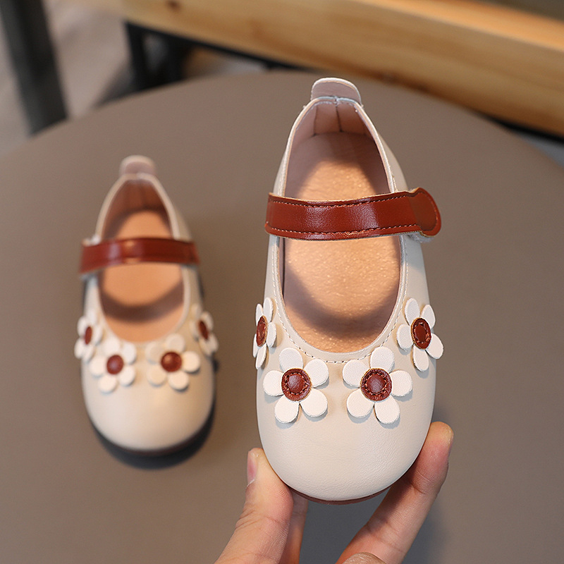 Gyermekeknek készült, légáteresztő PU felső, gumitalpú lábbeli, lányoknak, tavasz–ősz, szabadidő-stílus