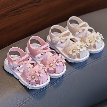 Παιδικά σανδάλια για κορίτσια, πλαστικό επάνω μέρος, διαπνέοντα και αντιολισθητικά, κούμπωμα με αγκράφα, για ηλικίες 12–36 μηνών, καλοκαιρινά υποδήματα