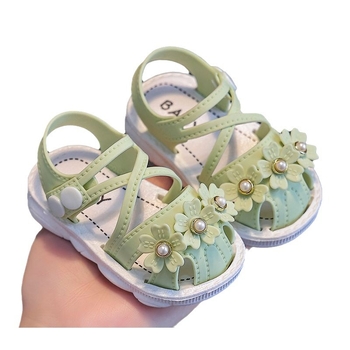 Παιδικά σανδάλια για κορίτσια, πλαστικό επάνω μέρος, διαπνέοντα και αντιολισθητικά, κούμπωμα με αγκράφα, για ηλικίες 12–36 μηνών, καλοκαιρινά υποδήματα