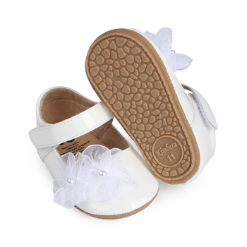 Cipele za bebe 6–12 mjeseci – gumeni potplat, zatvaranje na Velcro, prozračne, protuklizne, stil princeze