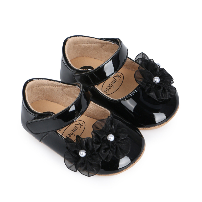 Cipele za bebe 6–12 mjeseci – gumeni potplat, zatvaranje na Velcro, prozračne, protuklizne, stil princeze