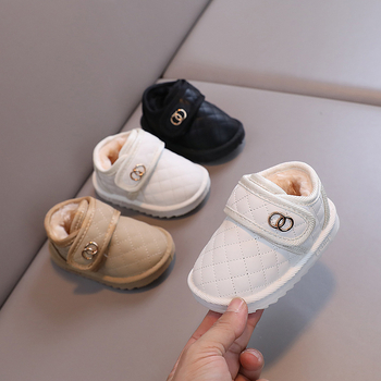 Zīdaiņu ziemas zābaki ar flīsu oderi, ūdensnecaurlaidīgi, gumijas aizdare, Velcro aizdare