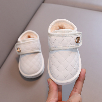 Zīdaiņu ziemas zābaki ar flīsu oderi, ūdensnecaurlaidīgi, gumijas aizdare, Velcro aizdare