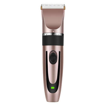 Elektrinis kirpimo įrankis gyvūnams ir žmonėms, šepetėlinis variklis, titano lydinio peilis, įmontuota 500–800 mAh baterija, įkraunama, veikimo laikas 1–3 valandos, atsparus vandeniui