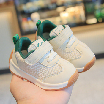 Unisex παιδικά λειτουργικά παπούτσια με διαπνοή διχτυωτό πάνω μέρος, κλείσιμο Velcro, χαμηλό προφίλ, αντιολισθητική και ανθεκτική σόλα