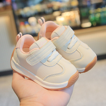 Unisex παιδικά λειτουργικά παπούτσια με διαπνοή διχτυωτό πάνω μέρος, κλείσιμο Velcro, χαμηλό προφίλ, αντιολισθητική και ανθεκτική σόλα