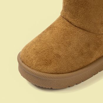 EDUBA bērnu potītes zābaki, ikdienas stilā, augšdaļa no mākslīgā velūra, TPR zole, izgatavots ar injekcijas formēšanu