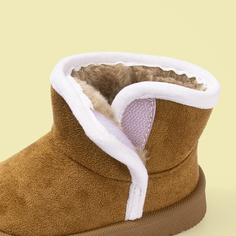 EDUBA bērnu potītes zābaki, ikdienas stilā, augšdaļa no mākslīgā velūra, TPR zole, izgatavots ar injekcijas formēšanu