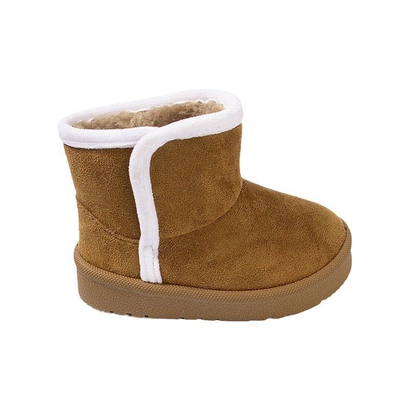 EDUBA bērnu potītes zābaki, ikdienas stilā, augšdaļa no mākslīgā velūra, TPR zole, izgatavots ar injekcijas formēšanu