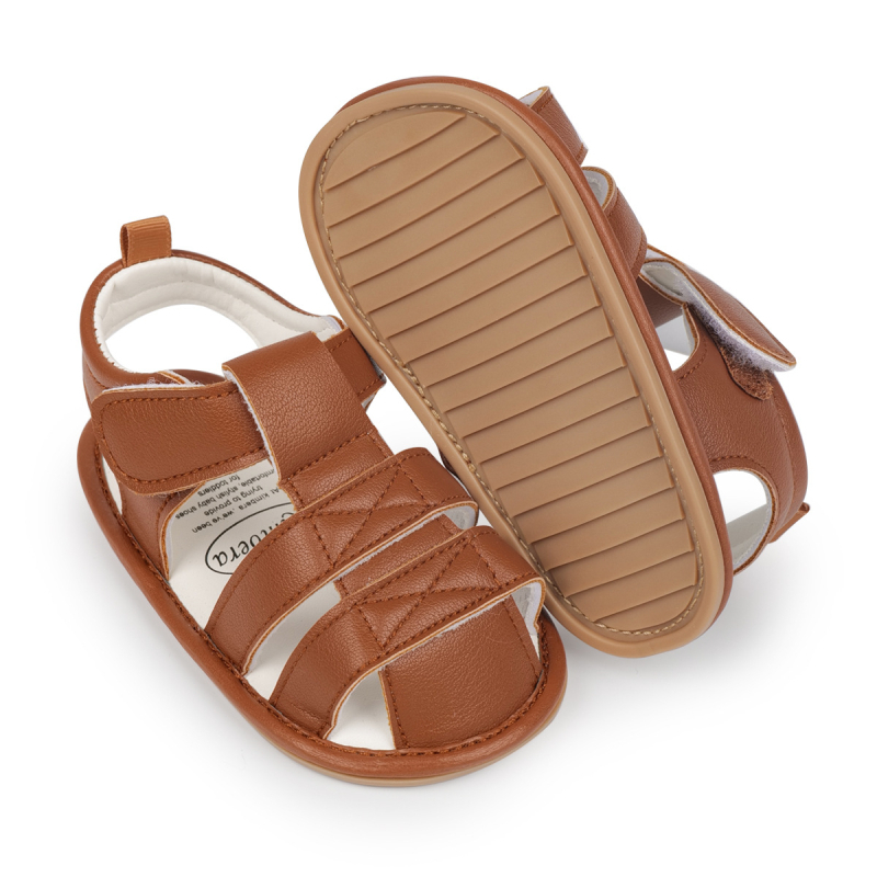 Sandale pentru copii 12-36 luni – respirante, antiderapante, PU partea superioară, închidere Velcro