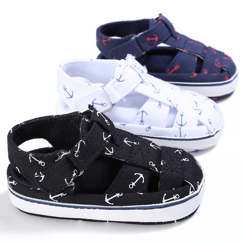 Unisex tenisice za bebe od platna, Velcro kopčanje, mekana potplat, ljetne sandale za uzrast 12–48 mjeseci