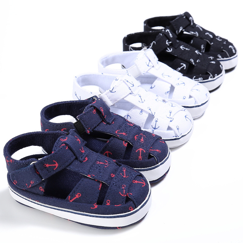 Unisex tenisice za bebe od platna, Velcro kopčanje, mekana potplat, ljetne sandale za uzrast 12–48 mjeseci