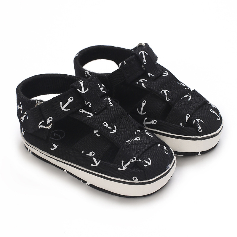 Unisex tenisice za bebe od platna, Velcro kopčanje, mekana potplat, ljetne sandale za uzrast 12–48 mjeseci