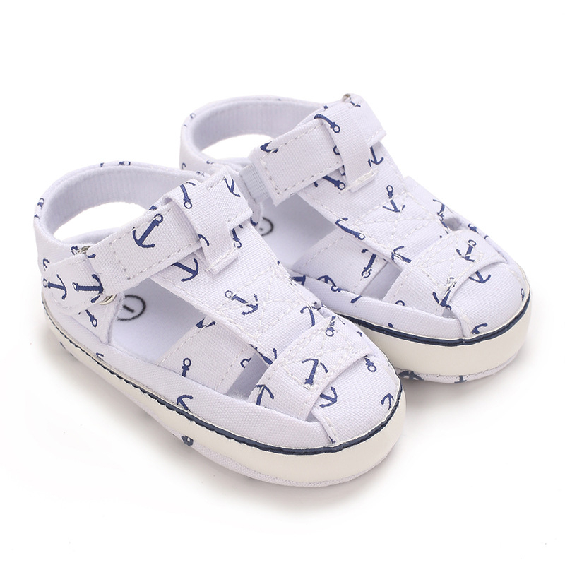 Unisex tenisice za bebe od platna, Velcro kopčanje, mekana potplat, ljetne sandale za uzrast 12–48 mjeseci
