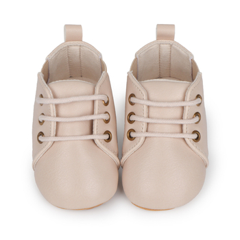 Παπούτσια εσωτερικού χώρου για μωρά με κορδόνια, PU επάνω, αντιολισθητική σόλα, για 12–36 μήνες, άνοιξη-φθινόπωρο