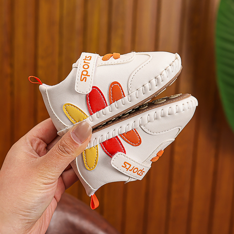 Baba-/kisgyermek futócipő | felsőrész mű PU, Velcro-zár, csúszásmentes talp, tavasz-ősz, 12–48 hónapos korosztály