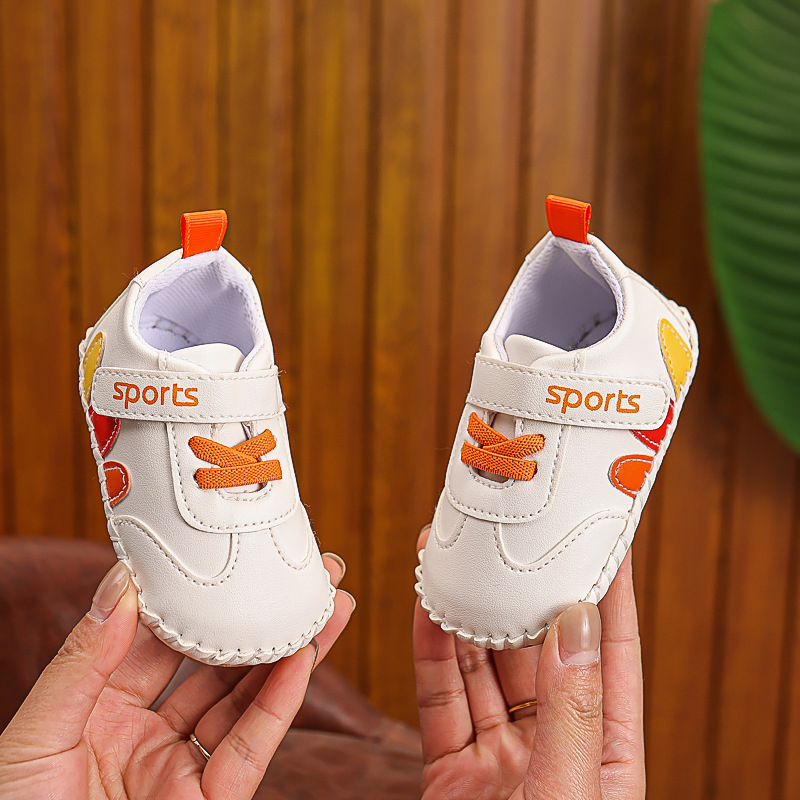 Baba-/kisgyermek futócipő | felsőrész mű PU, Velcro-zár, csúszásmentes talp, tavasz-ősz, 12–48 hónapos korosztály