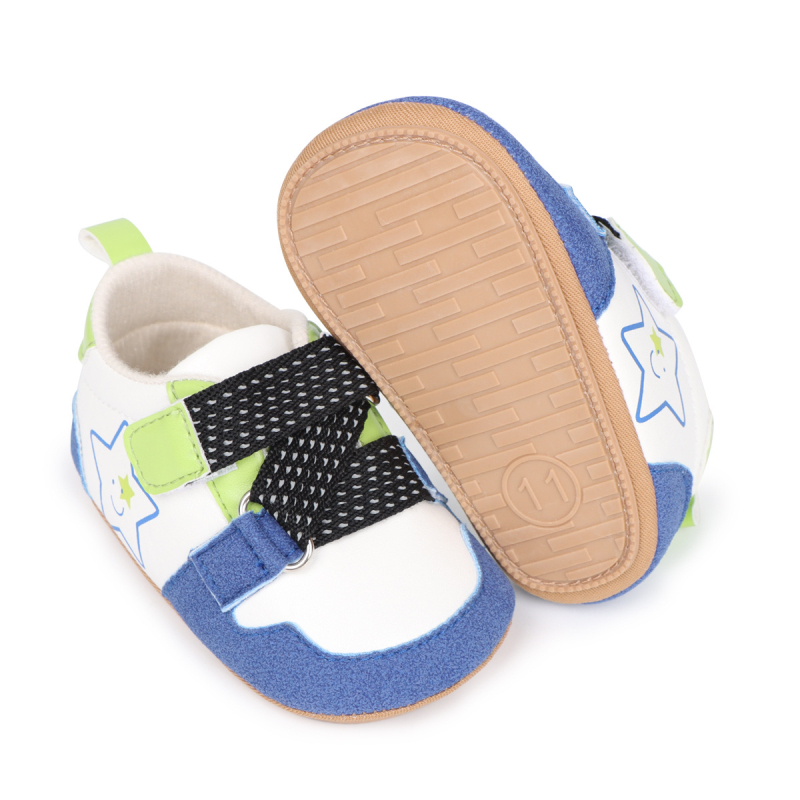 Cipele za bebe za proljeće i jesen, 12–36 mjeseci, anti-slip, prozračne, meka podloga, casual, s Velcro kopčom