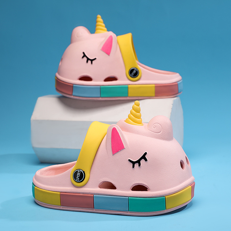 Meitenēm vasaras sandales, EVA augšdaļa un zole, sprādzes aizdare, vecuma diapazons 4-16 gadi