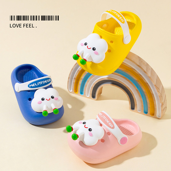 Bērnu EVA sandales, unisex, cartoon modelis, elpojošas un izturīgas, augšējā EVA daļa, zole EVA, vecums 1–6 gadi