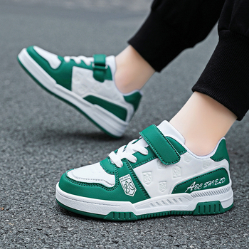 Bērnu ikdienas apavi ar Velcro aizdari, augšdaļa no sintētiskās ādas, gumijas zole, zems potītes augstums, plaid raksts.