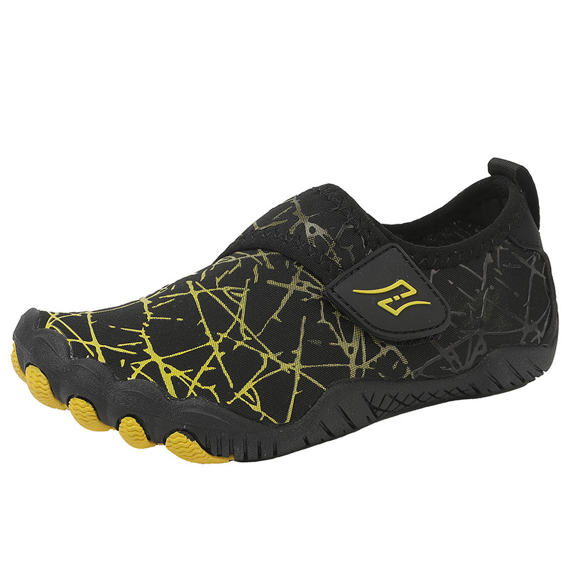 Vaikų lauko vandens bateliai — greitai džiūstanti kvėpuojanti viršutinė dalis, Velcro užsegimas, žemas profilis, unisex, neslidus gumos padas