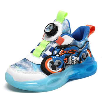 Παιδικά παπούτσια για τρέξιμο με άνω μέρος από δίχτυ, αναπνεύσιμα, αντιολισθητικά, σχέδιο καρτούν, άνοιξη και φθινόπωρο