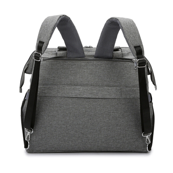 Τσάντα μητέρας–μωρού με μεγάλη χωρητικότητα, μονωμένη και αδιάβροχη· πολυλειτουργική, μετατρέπεται από σακίδιο σε τσάντα ώμου, με διαχωρισμό στεγνό/υγρό