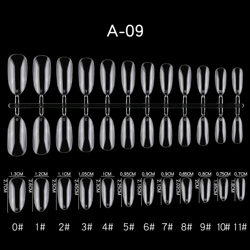 Lažni nokti – okrugla glava i ovalni oblik; cvjetni uzorak; jednostavan, kratak stil; OEM