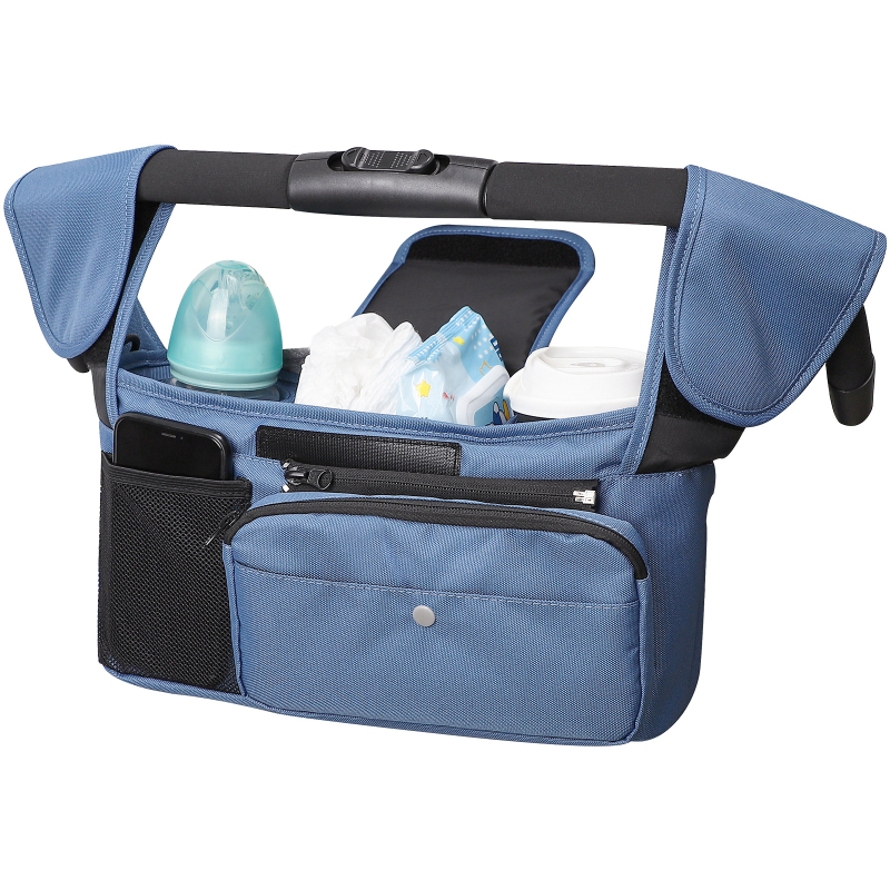 Insular/Inxiuli висяща чанта за количка за бебета – водоустойчива, многофункционална чанта‑органайзер за бутилки, чаши и пелени