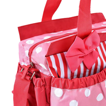 Σετ τσαντών μαμά-μπέμπι, τεσσάρων τεμαχίων, μεγάλης χωρητικότητας, καμπύλος ιμάντας ώμου, εξωτερικό πολυεστέρας, επένδυση νάιλον, για οικιακή αποθήκευση (Φθινόπωρο 2022)